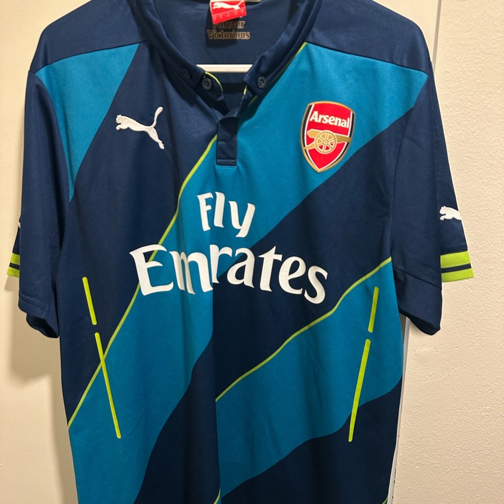 Puma Blue and Neon Green Jersey